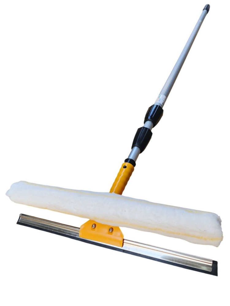 Solar fiber extendable wiper