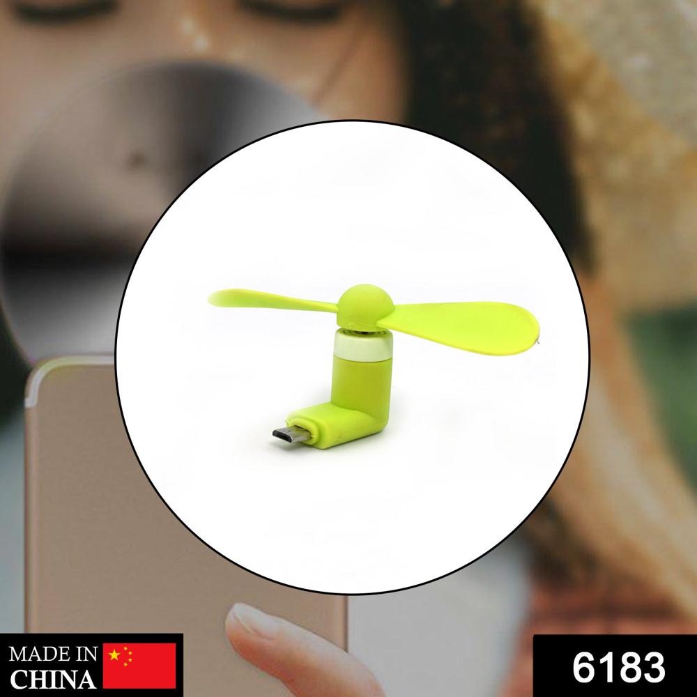 Mini USB Fan Instant Cooling Handy Fan for Anytime Use (Micro Port)