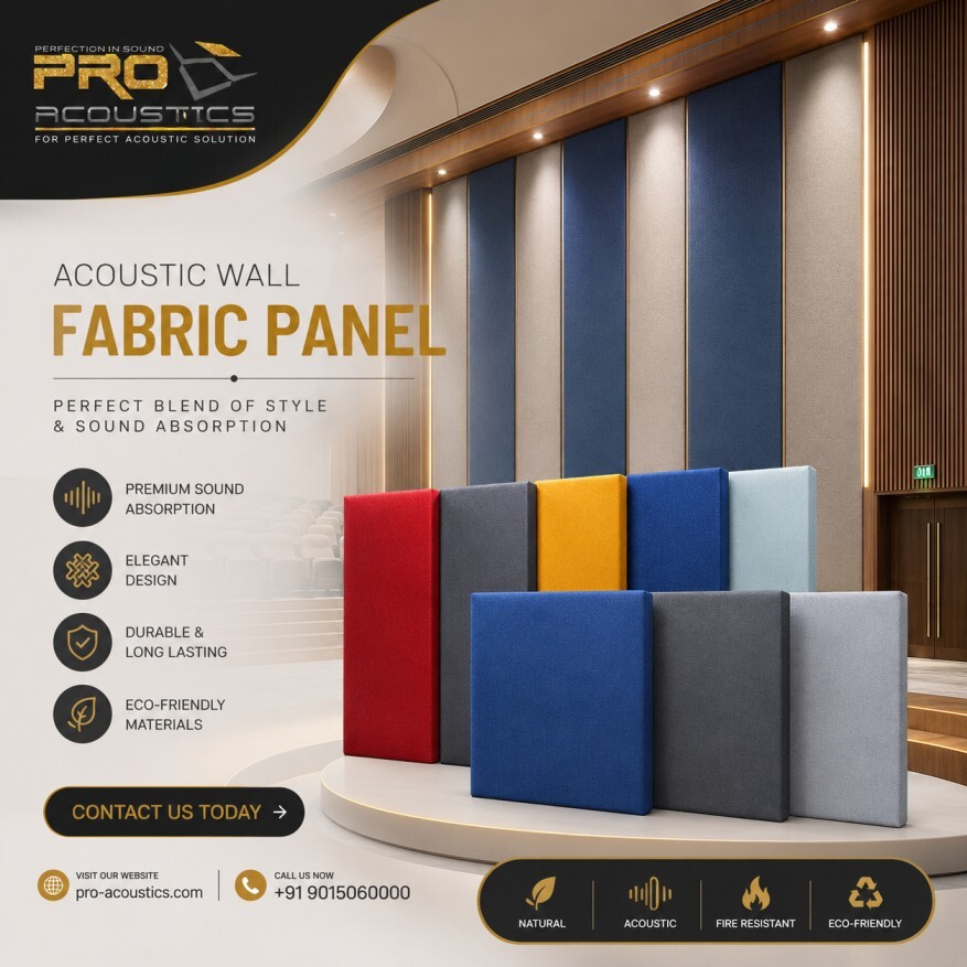 Auditorium Acoustic Wall Fabric Panel