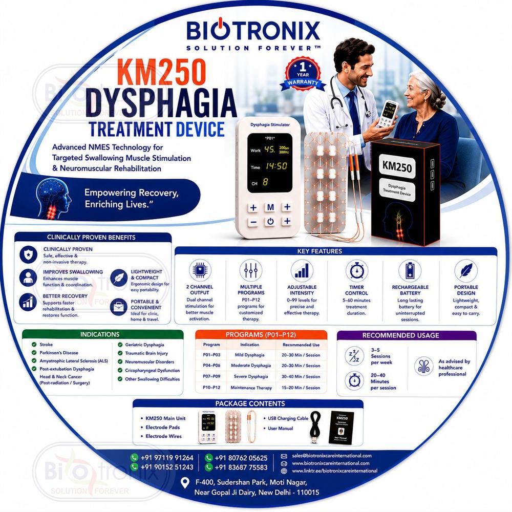 Dysphagia Stimulator for Swallowing Rehabilitation