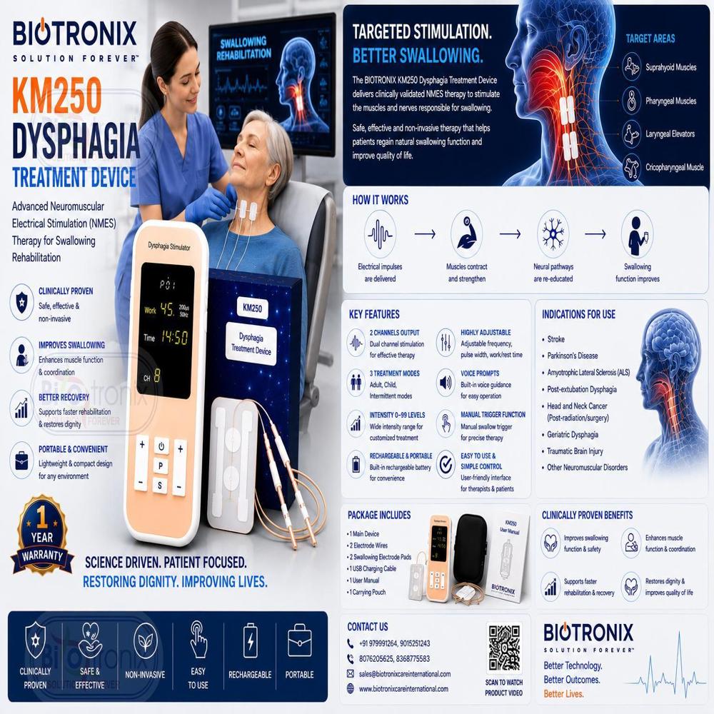 Dysphagia Stimulator for Swallowing Rehabilitation