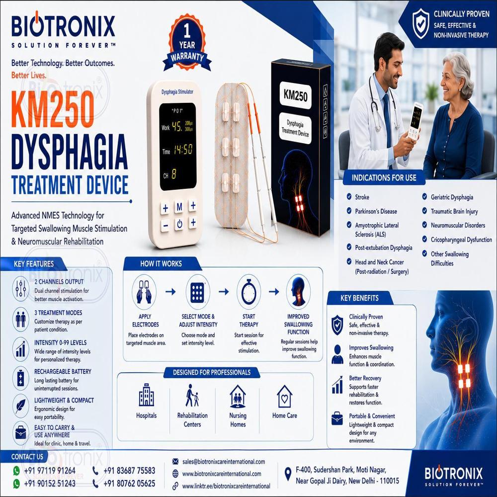 Dysphagia Stimulator for Swallowing Rehabilitation