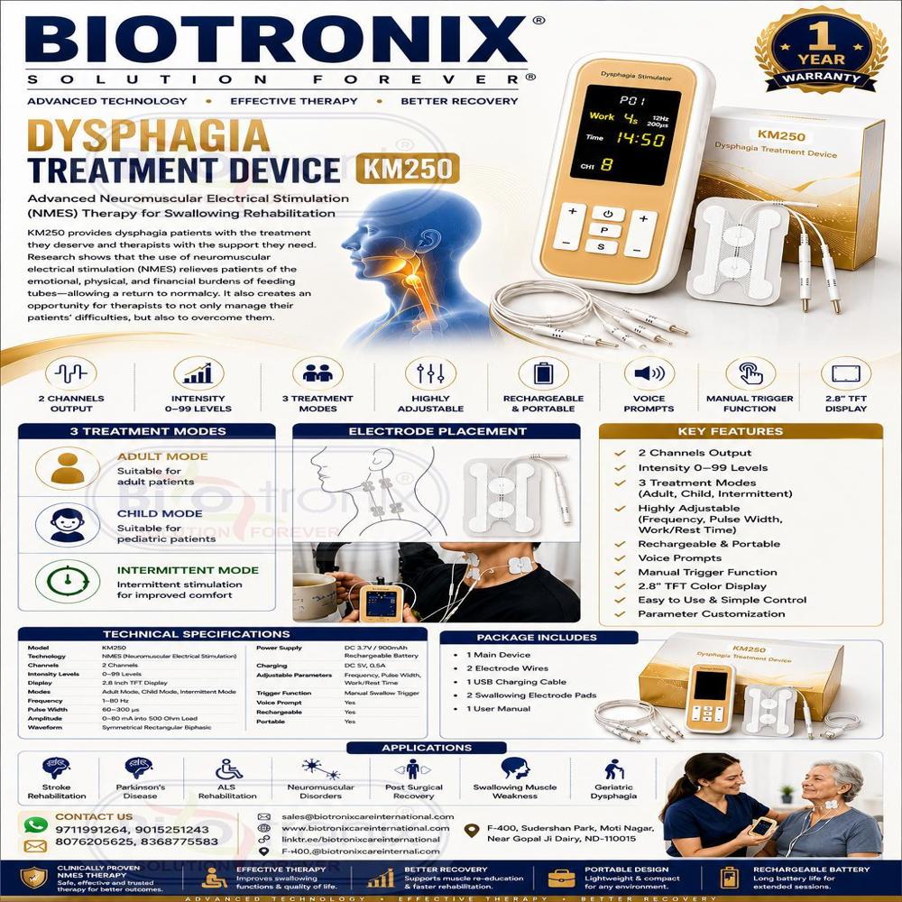 Dysphagia Stimulator for Swallowing Rehabilitation
