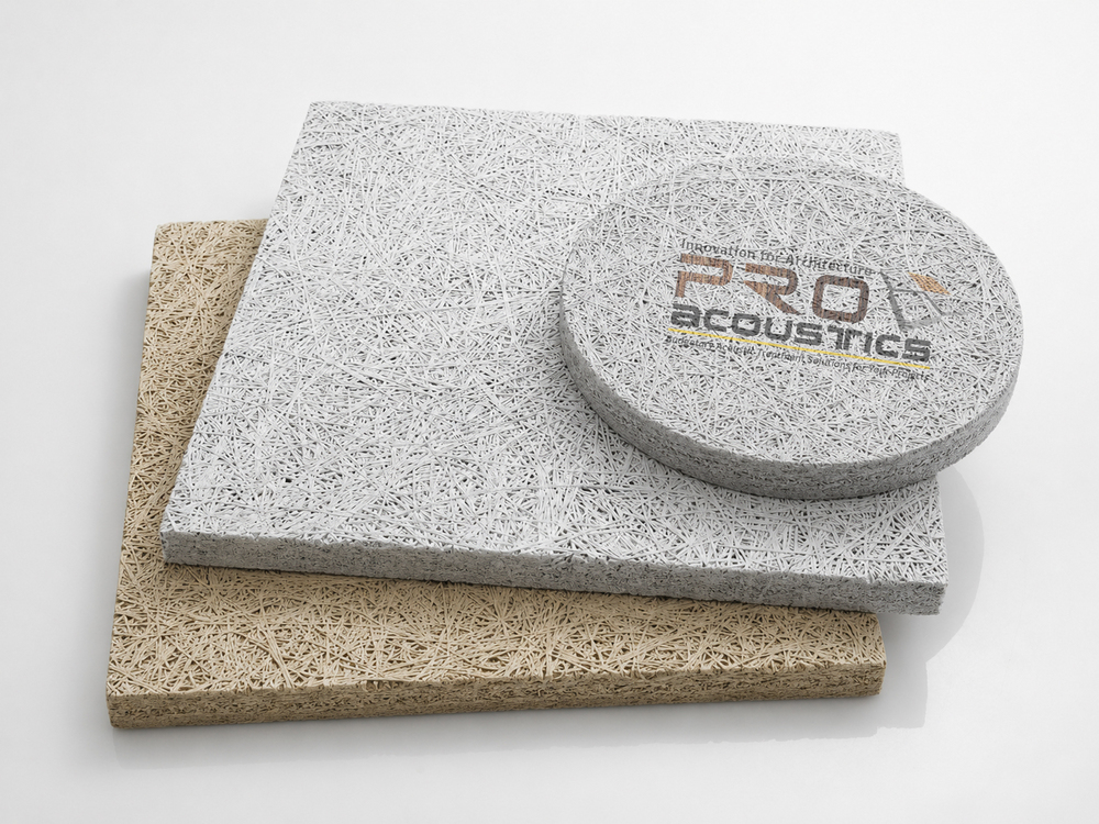 Auditorium Wood Wool Board Fabric Wrapped panel