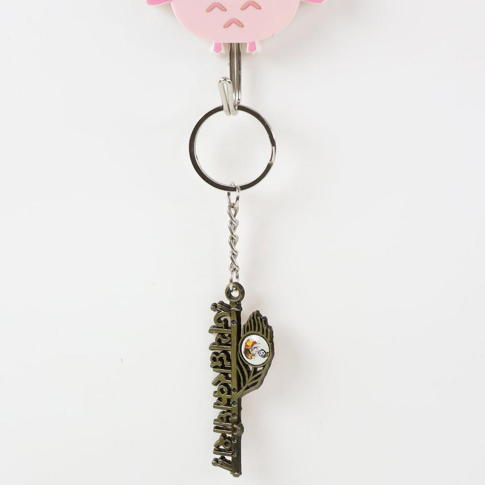 Jai Dwarkadhish Text Metal Keychain (1 Pc) - Color: Car & Motorbike