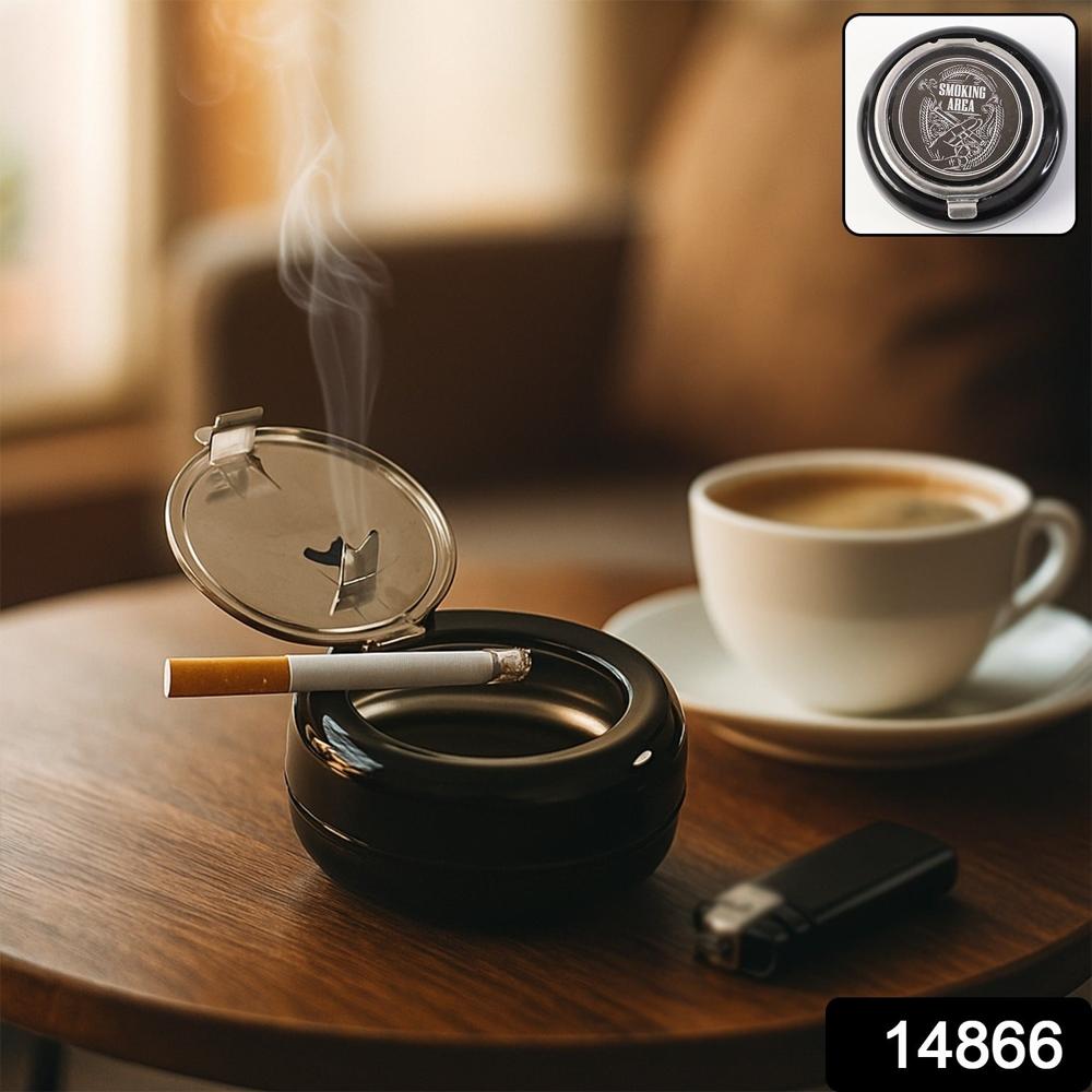 Round Smokeless Ashtray With Lid (1 Pc) - Application: As Per Product Requirement