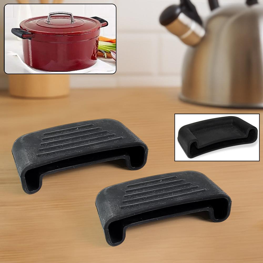 Silicone Rubber Pot Handle Sleeve Cover (2 Pc) - Application: As Per Product Requirement