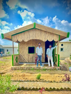 Bamboo house
