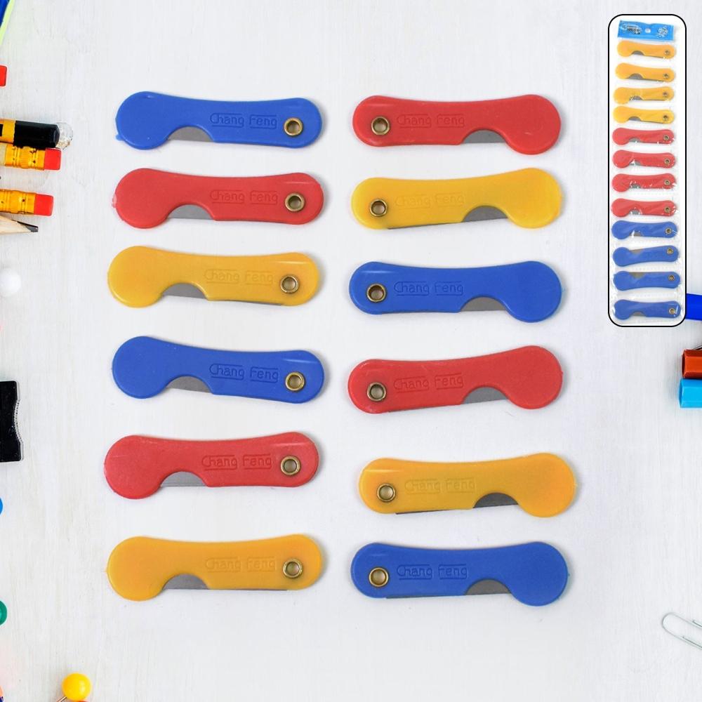 Multicolour Mini Paper Cutter Knife Pencil Knife (Pack Of 12) - Application: As Per Product Requirement