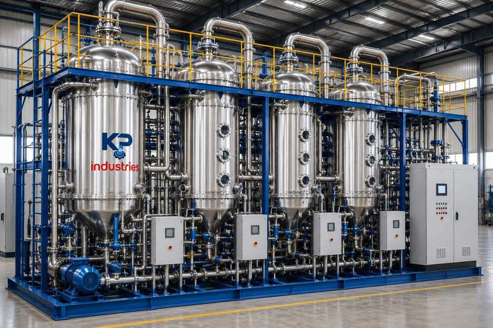 Electrical Multi Effect Evaporator Plant