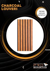 Auditorium Charcoal Louvers
