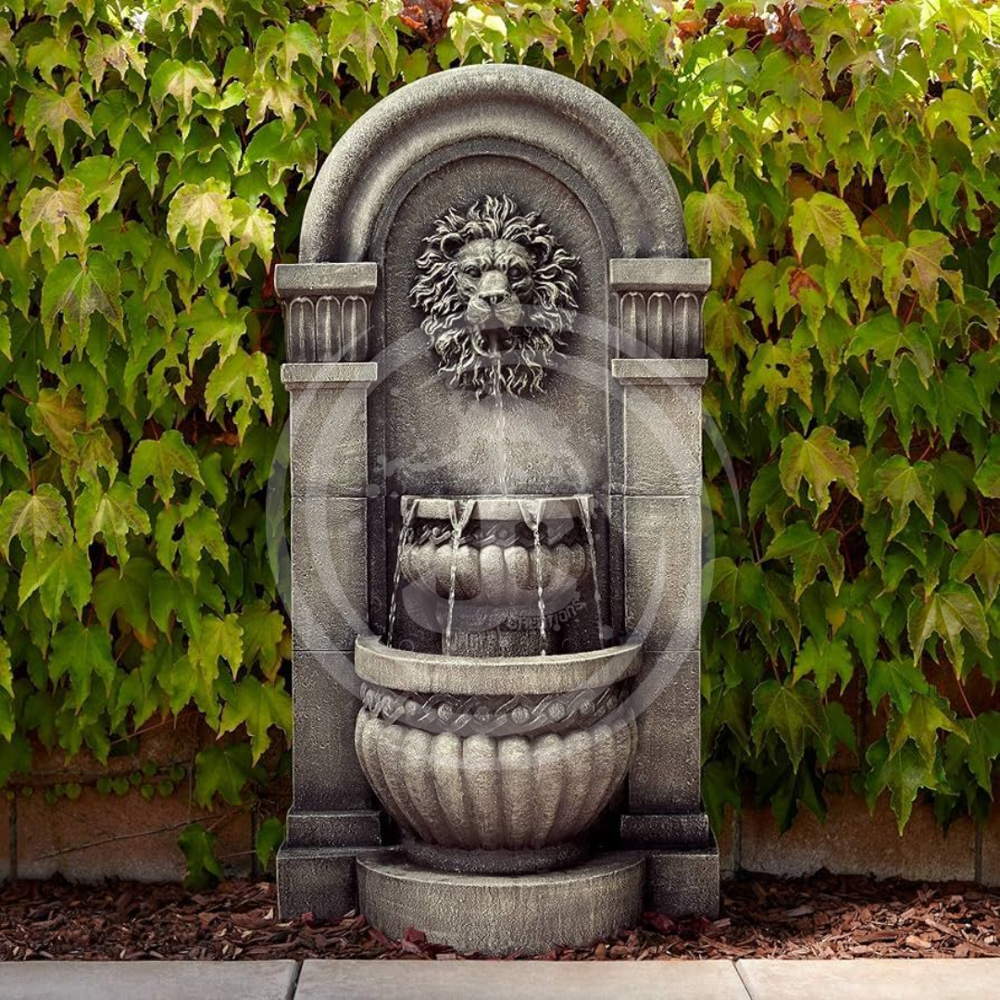 LION FACE  FOUNTAIN WALL IN FRP
