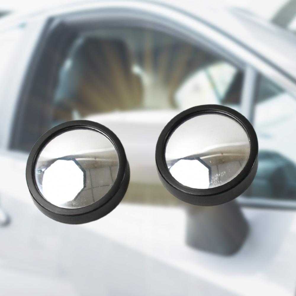 Car Blind Spot Mirror Hd Glass, Convex & Frameless (2 Pcs Set) - Dimension (L*W*H): 15 X 8 X 2 Cm Millimeter (Mm)