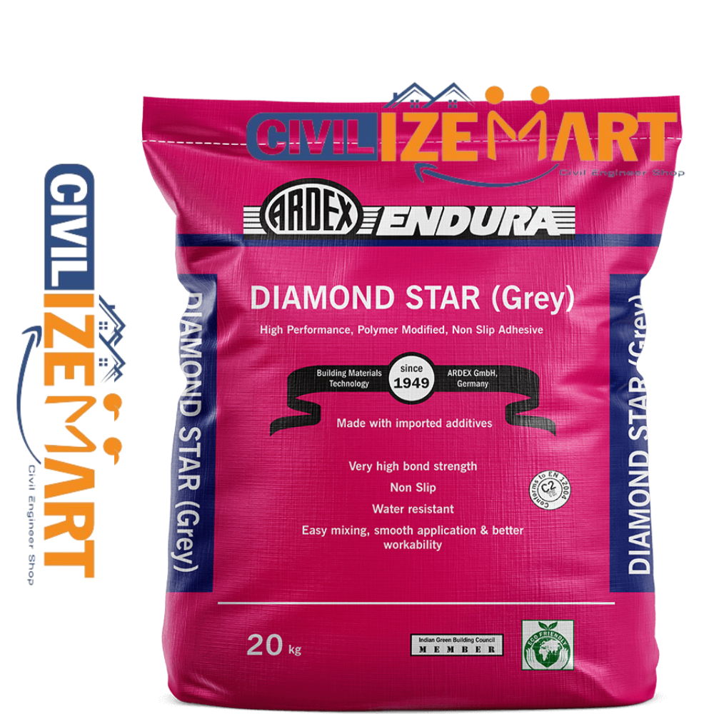 Ardex Endura Diamond Star (White,Grey) - Application: Fixing Ceramic