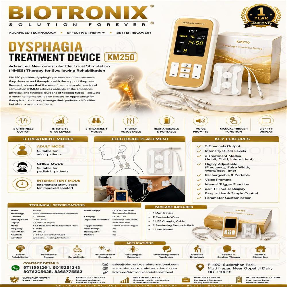 Dysphagia Treatment Device for Physiotherapy