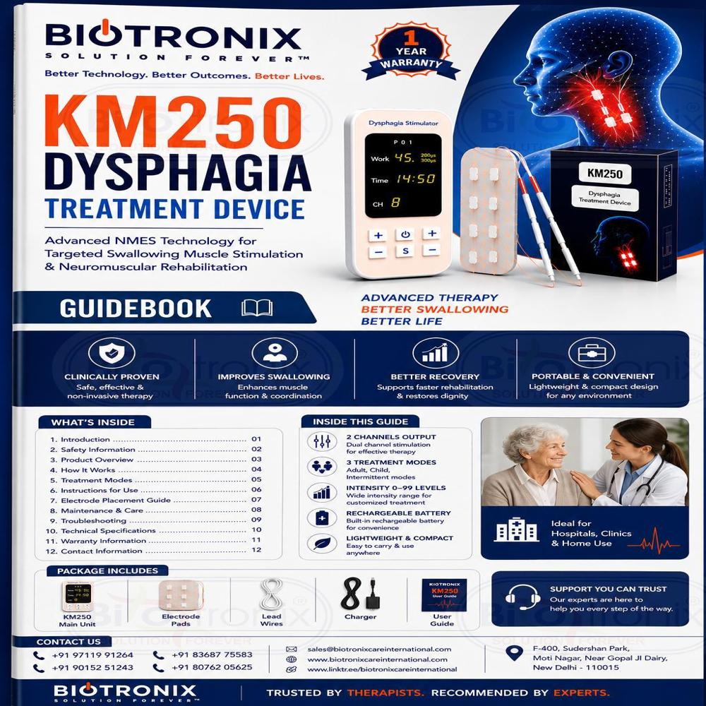Dysphagia Treatment Device for Physiotherapy