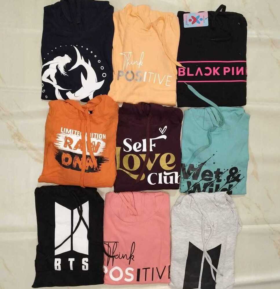 Ladies Hoodie Sweatshirts