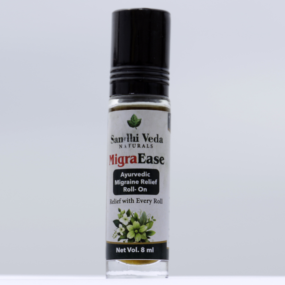 8ml MigraEase Ayurvedic Migraine Relief Roll On