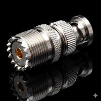 Bnc male to uhf female adaptor