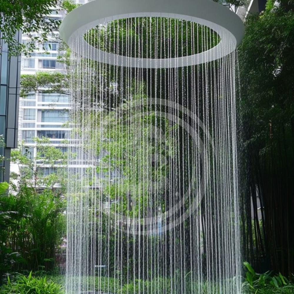 Curved String Fountain