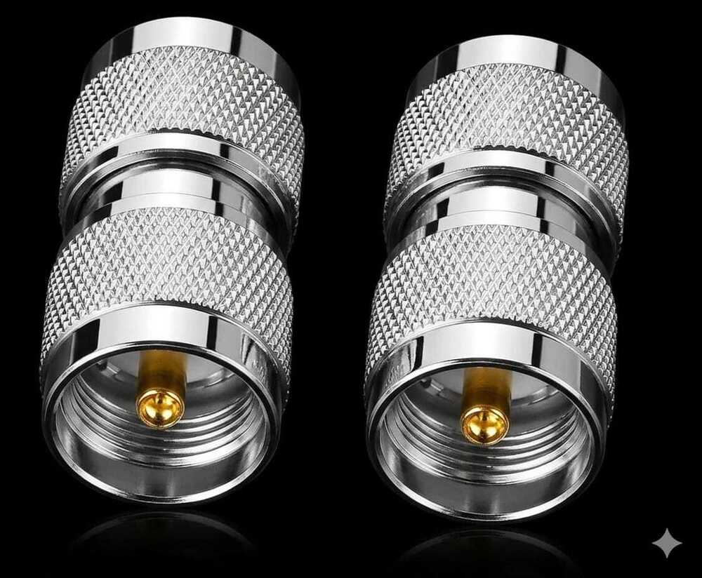 Uhf Male Connector To Uhf Male Adaptor