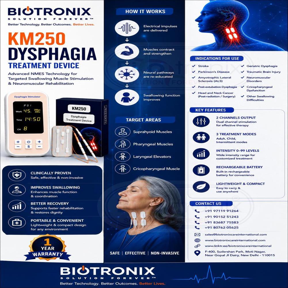 Neuromuscular Dysphagia Stimulation Device