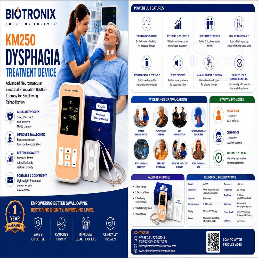Neuromuscular Dysphagia Stimulation Device