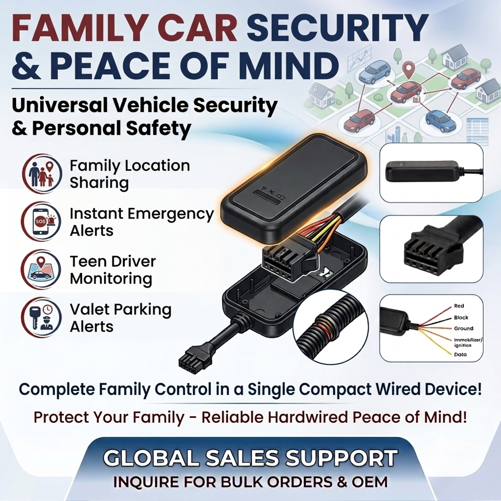 Mini Gps Tracker - 50x30x20 Mm, Black | 9-80v Power Source, 5 Meter Gps Accuracy, Gsm/gprs Communication, For Vehicle Tracking & Location Monitoring