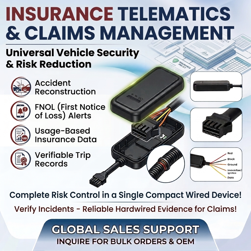 Mini Gps Tracker - 50x30x20 Mm, Black | 9-80v Power Source, 5 Meter Gps Accuracy, Gsm/gprs Communication, For Vehicle Tracking & Location Monitoring