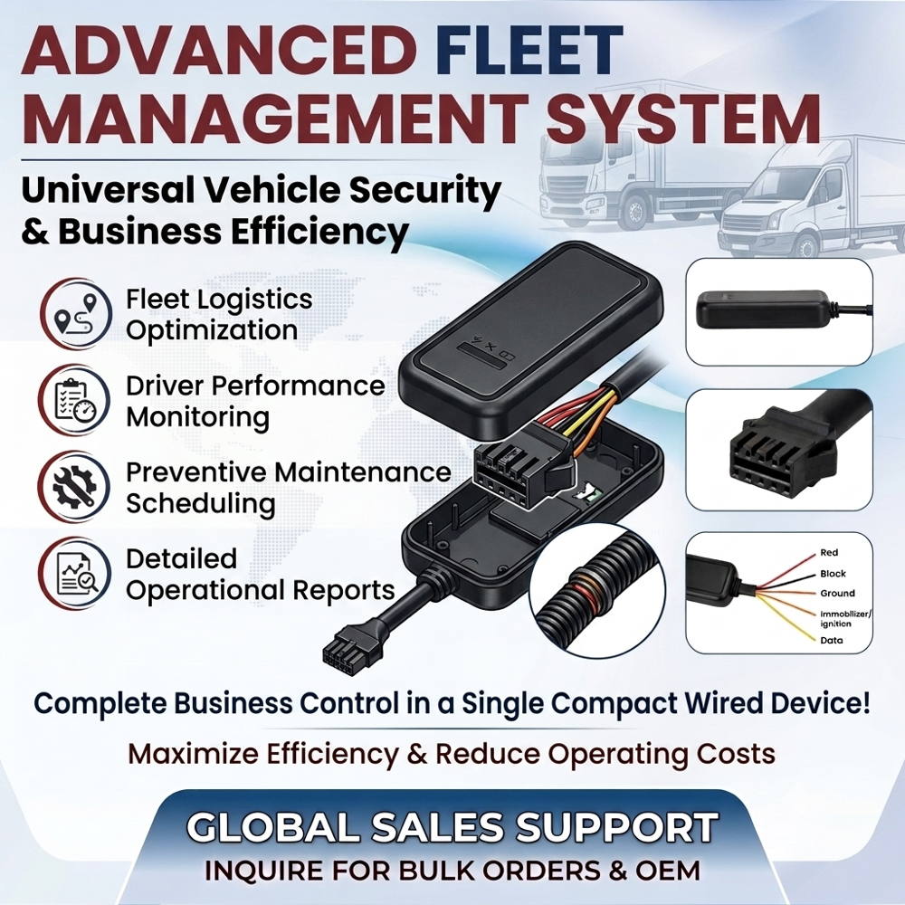 Mini Gps Tracker - 50x30x20 Mm, Black | 9-80v Power Source, 5 Meter Gps Accuracy, Gsm/gprs Communication, For Vehicle Tracking & Location Monitoring