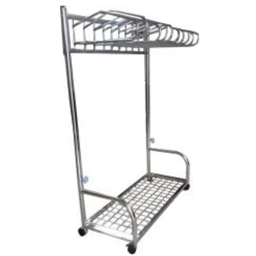Lead Apron Stand S.S 10-Hangers (Floor Modal)