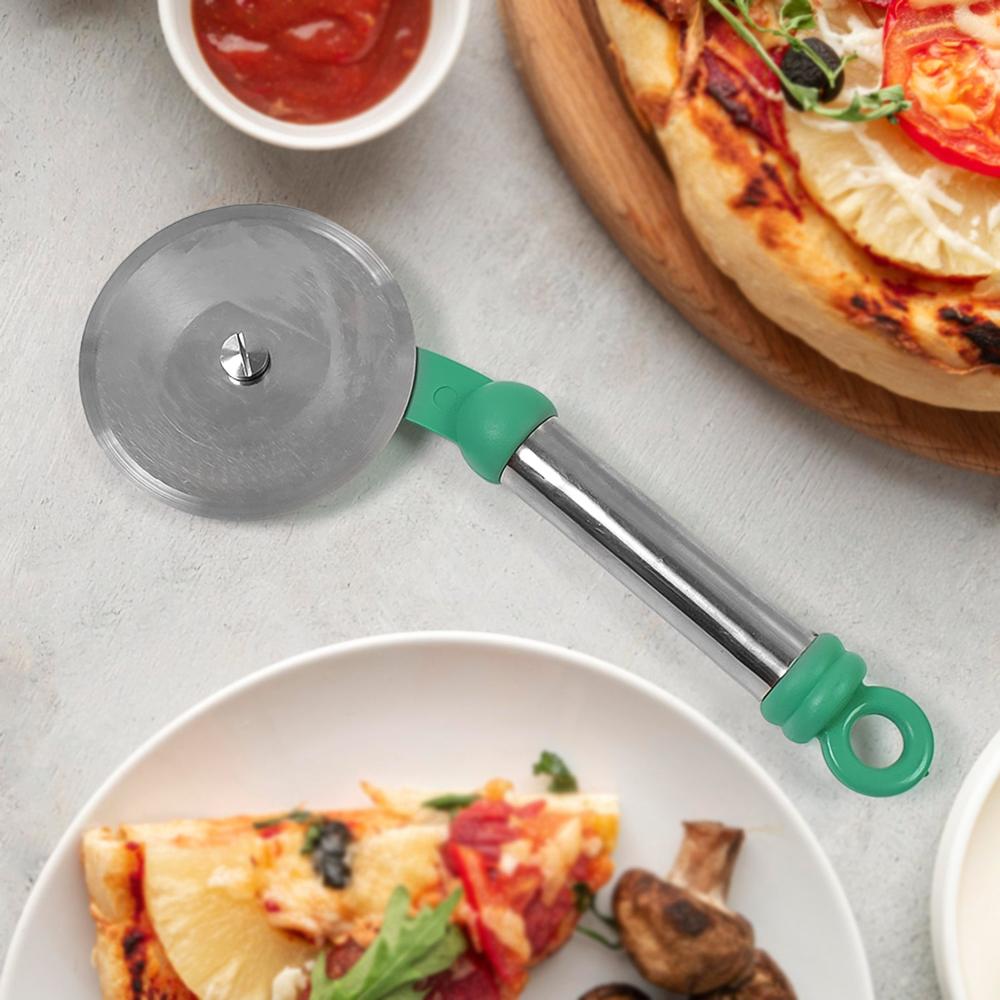 Kitchen Stainless Steel Wheel Pizza Cutter (1 Pc) - Application: As Per Product Requirement