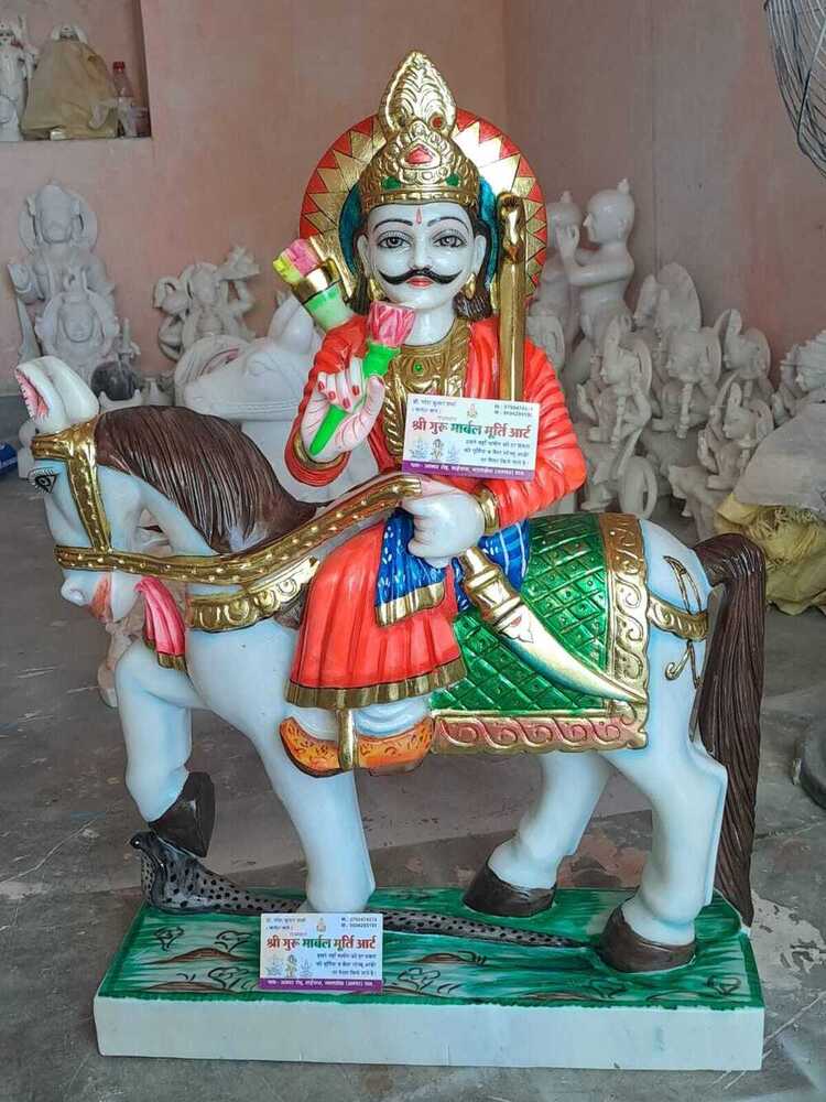 Marble Devnarayan Statue