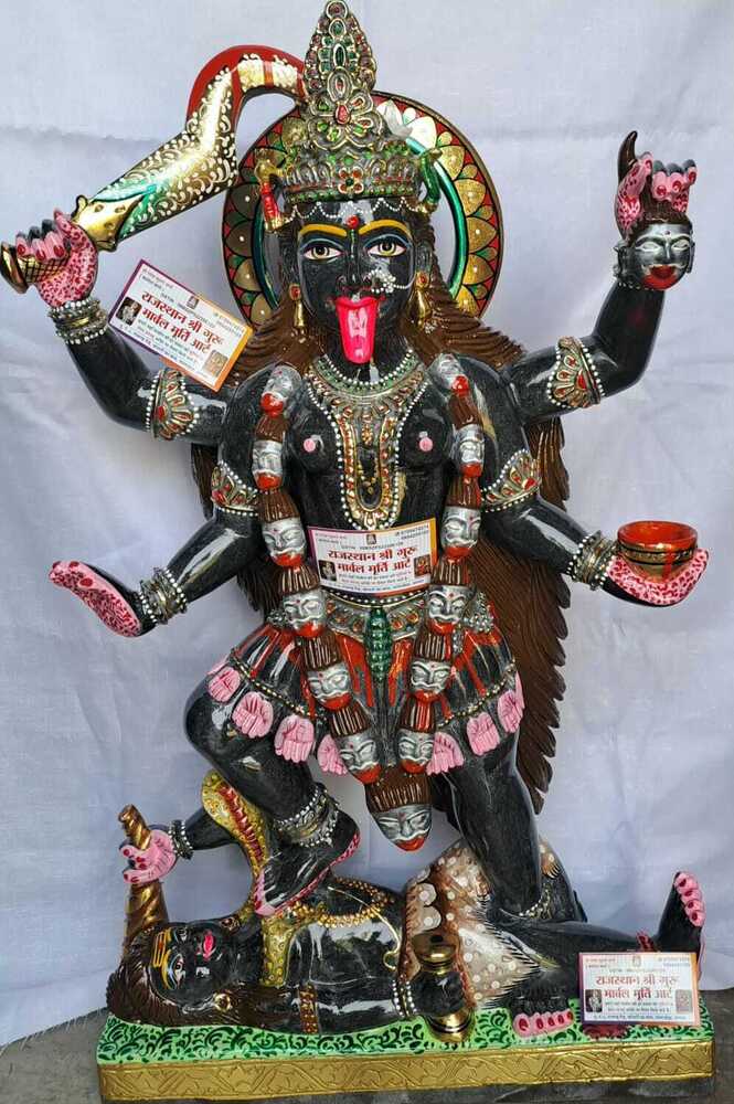 Marble Maa Kali Statue