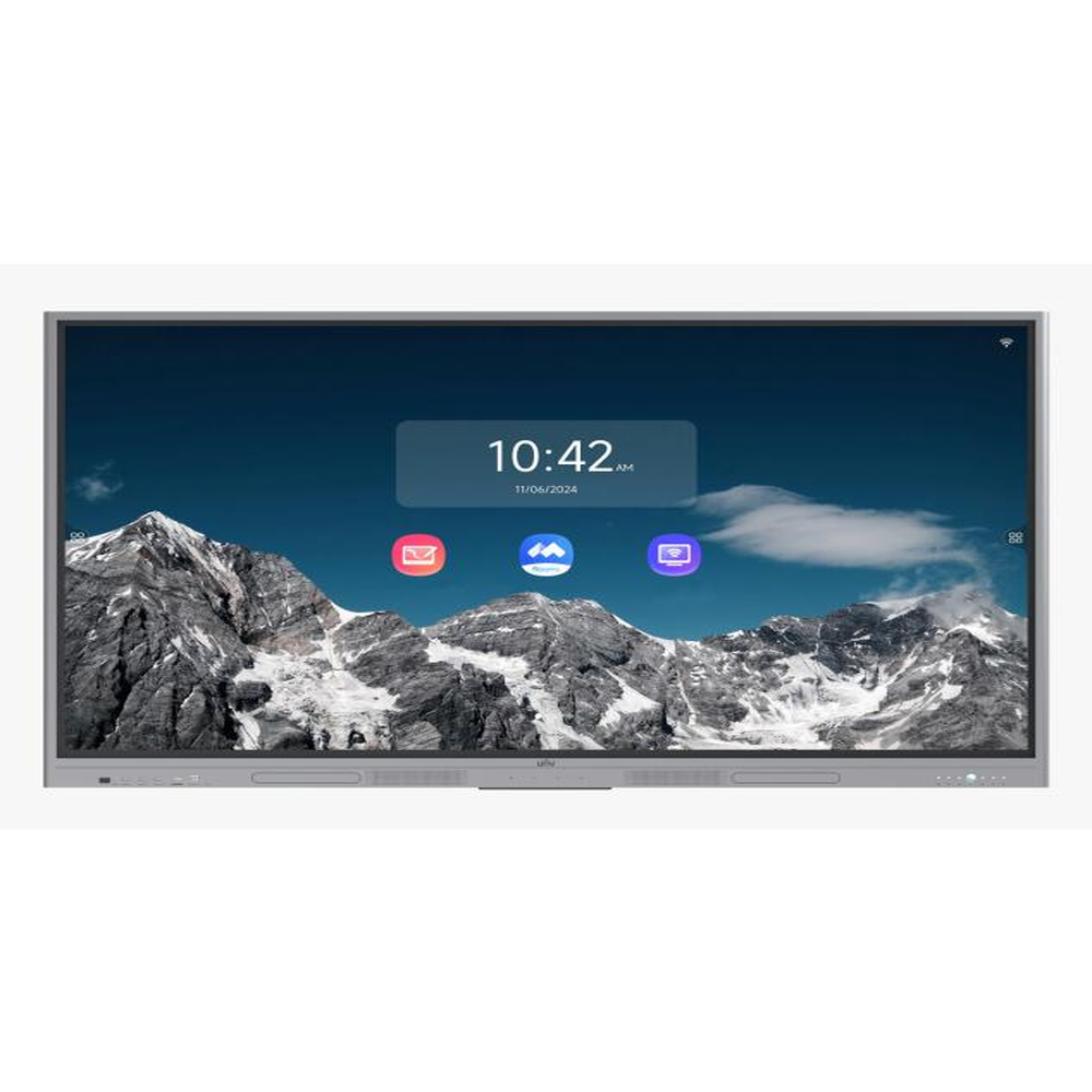Uniq 86" Interactive Flat Panel Display - Assembly: Wall Mount / Mobile Floor Stand