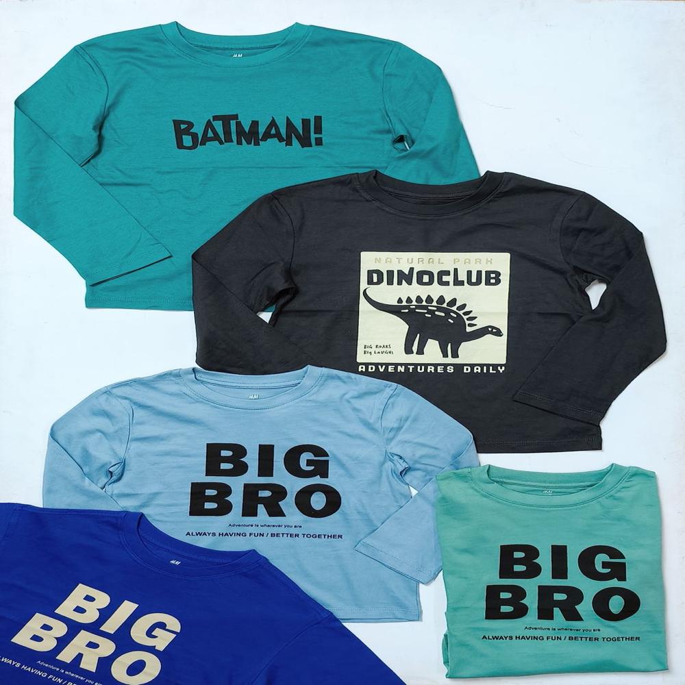B16711 | H&M Boys Long Sleeve Printed T-Shirts