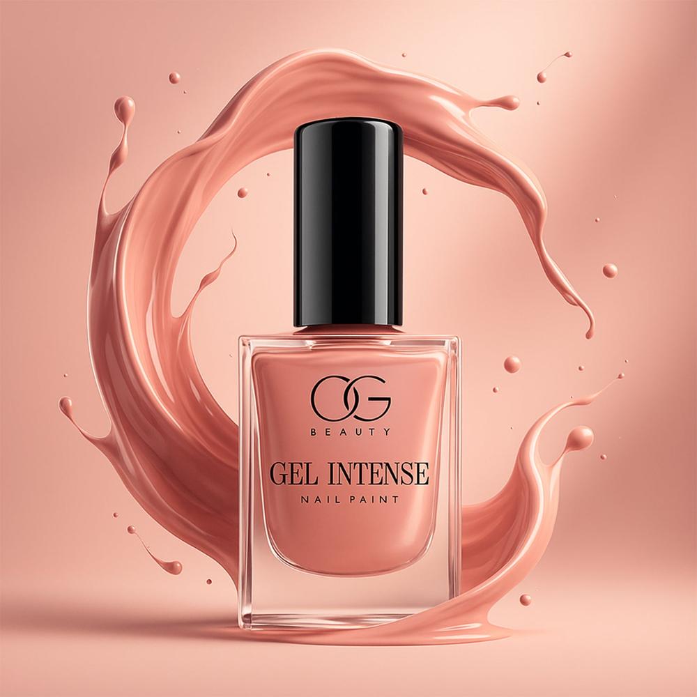 Og Beauty Pastel Peach Gel Intense Nail Polish (1 Pc / 10 Ml) - Application: As Per Product Requirement