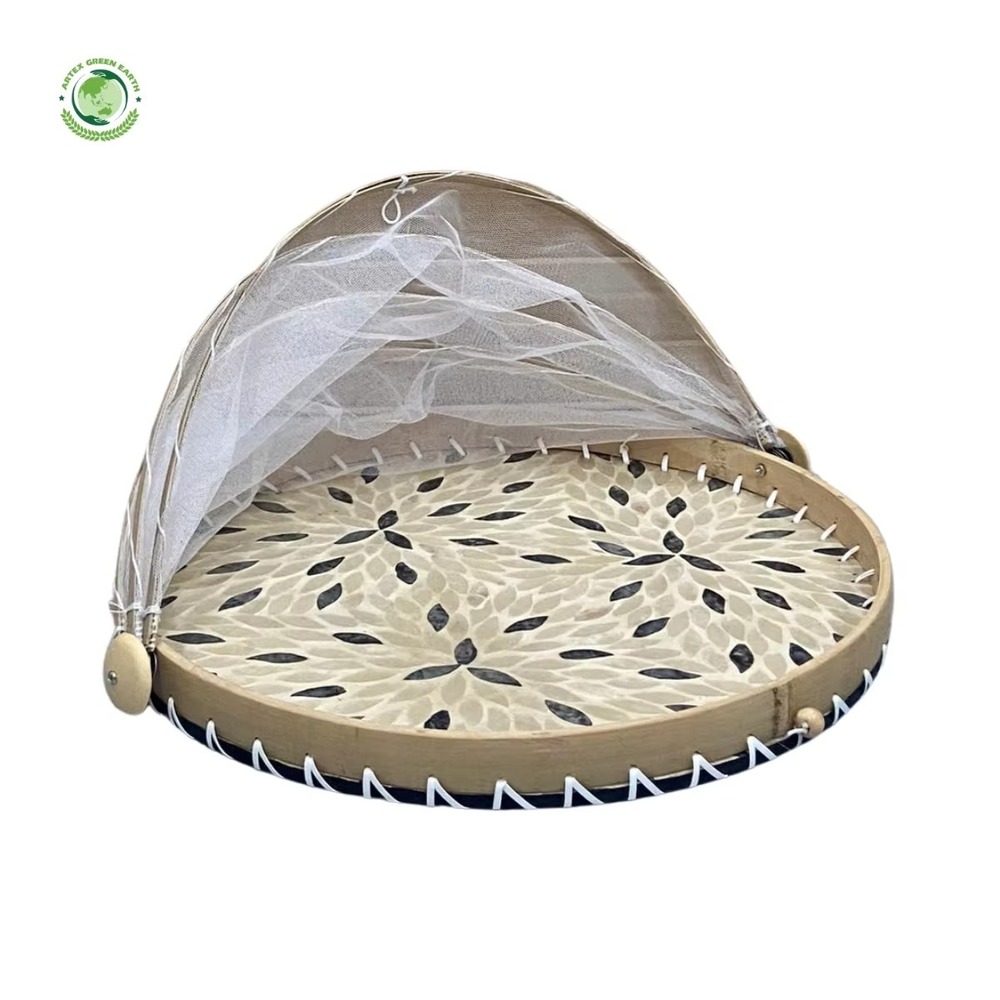 AGE-MOP-0019 Mother-of-pearl inlay food cover