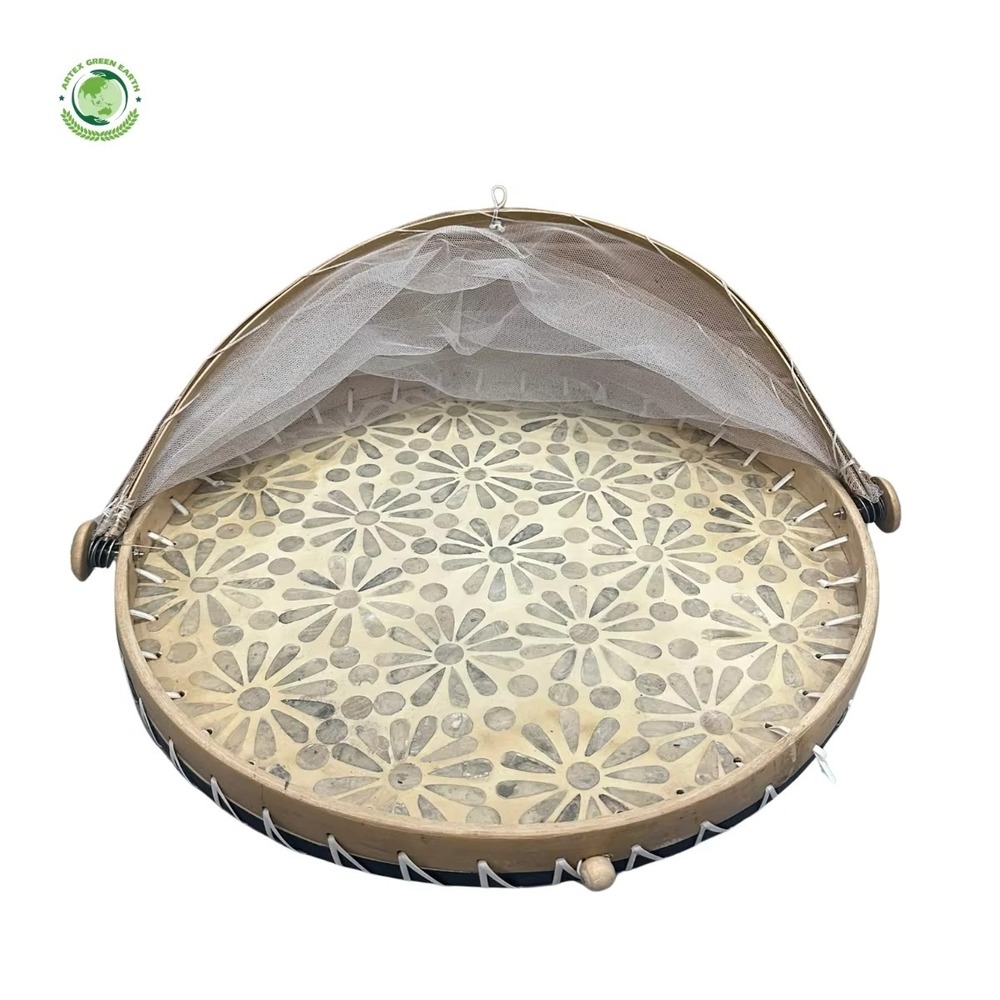 AGE-MOP-0020 Mother-of-pearl inlay food cover