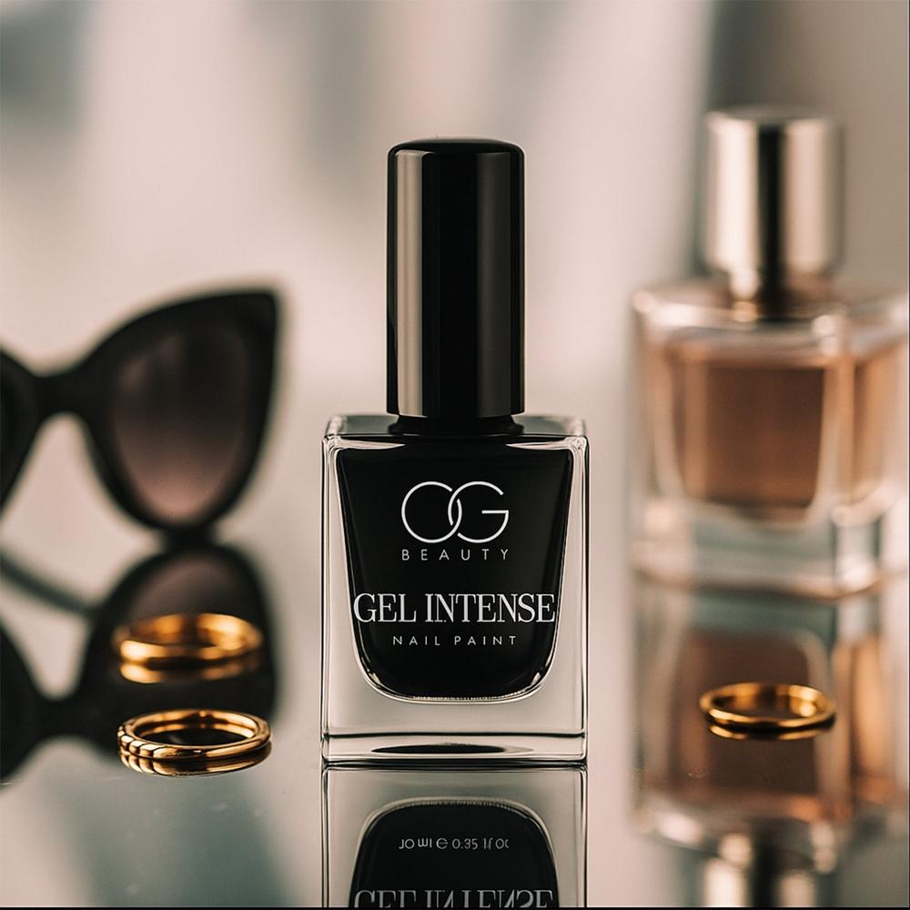 Og Beauty Black Beauty Gel Intense Nail Polish (1 Pc / 10 Ml) - Application: As Per Product Requirement