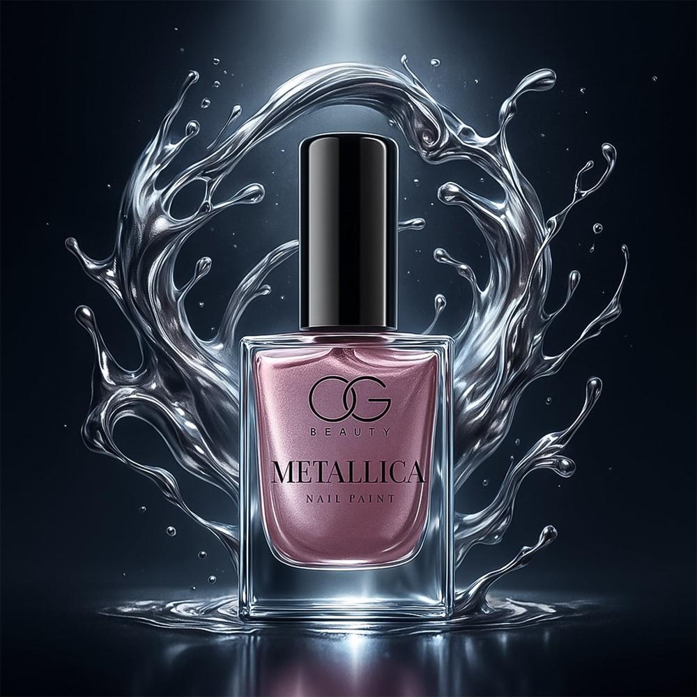 Og Beauty Premium Opal Purple Metallica Nail Polish (1 Pc / 10 Ml) - Application: As Per Product Requirement