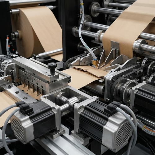 Automatic High Speed Paper Bag Making Machine