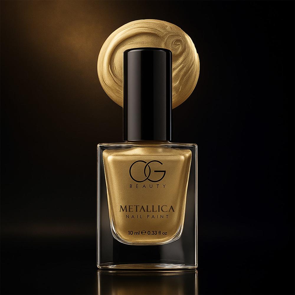 Og Beauty Premium Canvas Gold Metallica Nail Polish - Application: As Per Product Requirement