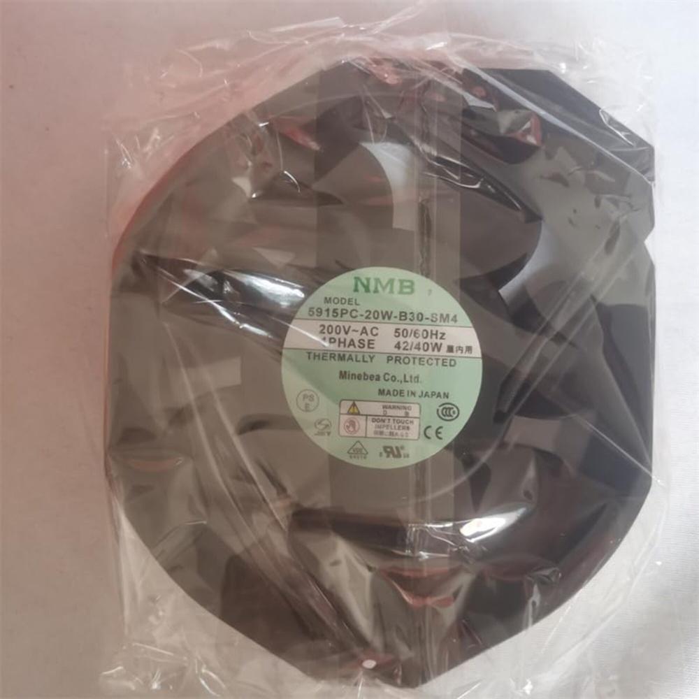 NMB-MAT 5915PC-20W-B30-SM4 200V AC 42/40W 12038mm Ball Bearing Industrial Axial Cooling Fan