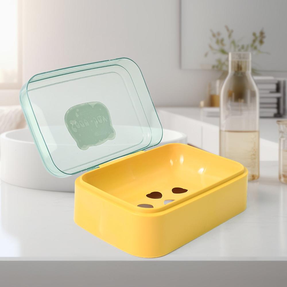 Plastic Soap Dish, Plastic Self Draining Soap Holder ,sabudani (1 Pc / Mix Color) - Application: As Per Product Requirement
