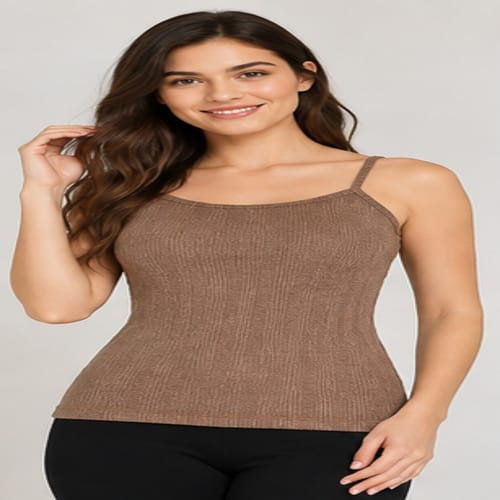 Women Thermal Spaghetti - Color: Black