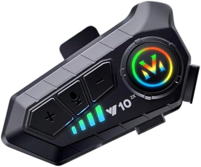 Y10 Wireless Helmet Mic - Bluetooth Version: 5.3