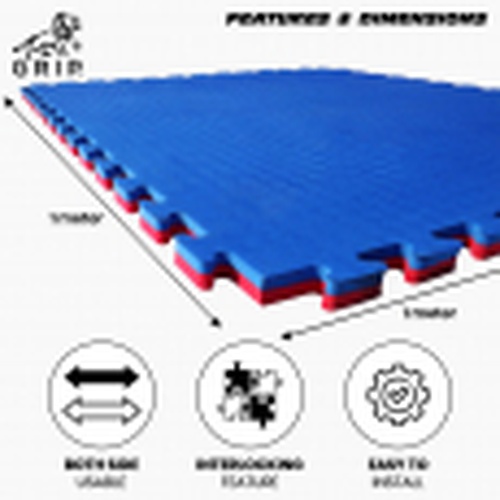 Grip Interlocking Mats for Kabaddi 1 Meter x 1 Meter, with 20mm, 25mm, 30mm, 35mm, 40mm Thickness
