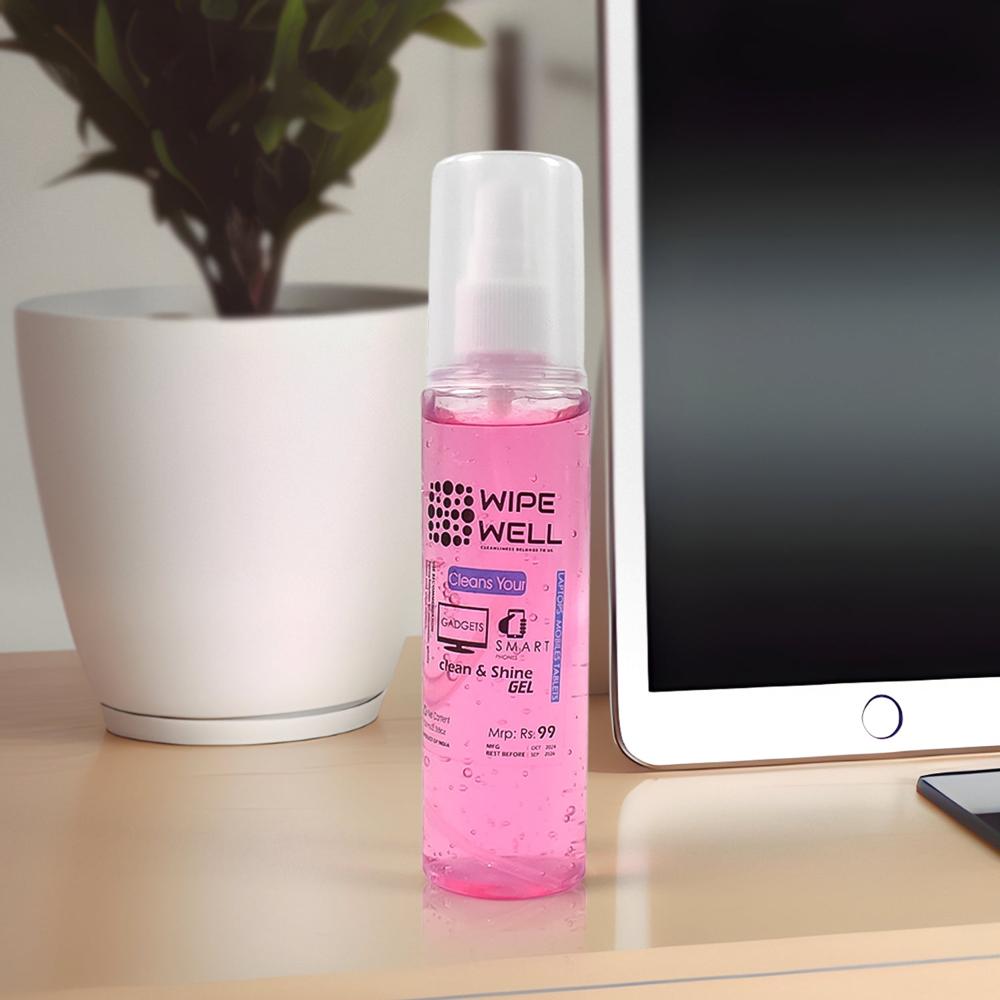 Liquid Gadget Gel Solution to Clean Mobile