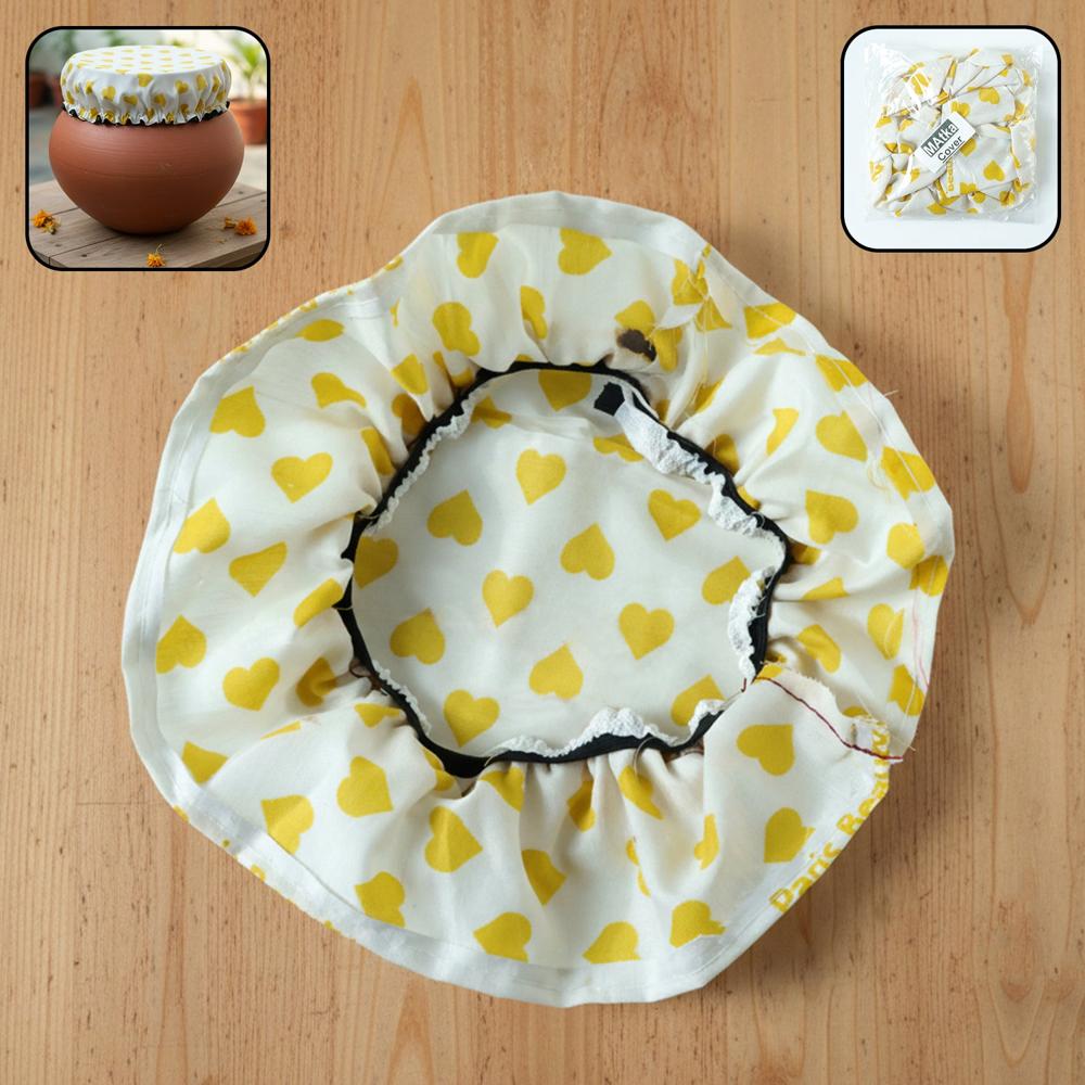 Premium Elasticated Cotton Matka Cover (1 Pc) - Application: As Per Product Requirement